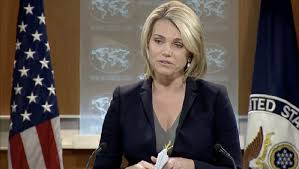 Heather Nauert, vocera del Departamento de Estado.