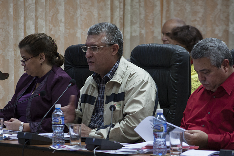 El vicetitular primero del Turismo, Alexis Trujillo Morejon, expuso los principales resultados del año recién concluido y puntualizó los retos y prioridades para el actual período. Foto: René Pérez Massola