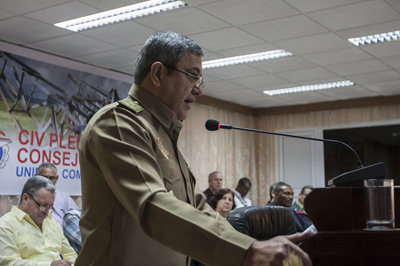 General de Brigada Jorge L. Méndez de la Fe, jefe de Dirección de las FAR. Foto: René Pérez Massola