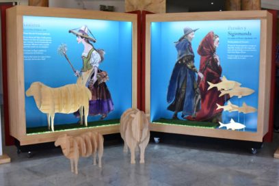 Espectacular exhibición en homenaje a Cervantes