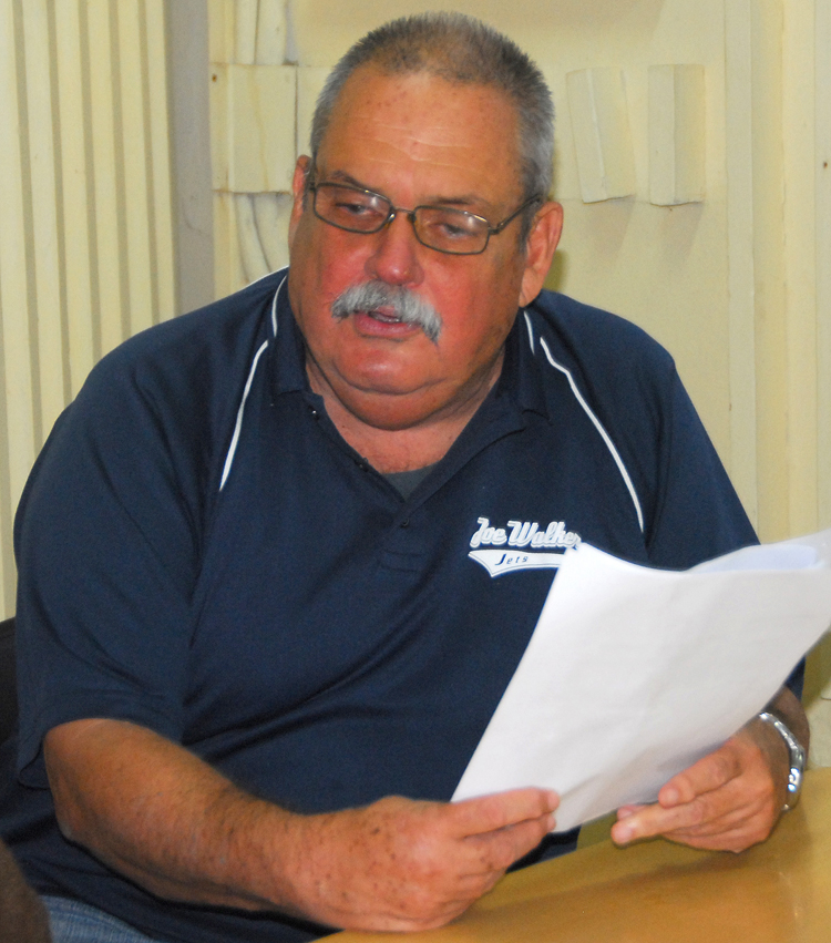 Juan Lavadié Suarez. Vicepresidente sociedad Geo ciencias UNAICC en conferencia de prensa. Foto: Heriberto González Brito