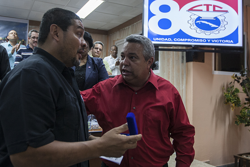 Saúl Méndez Rodríguez, secretario general del Sindicato Único de Trabajadores de la Industria de la Construcción Similares (Suntracs) de Panamá. Foto: René Pérez Massola