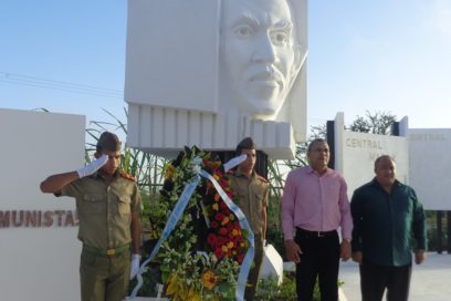 Celebran en Manzanillo acto nacional por el 70 aniversario del asesinato de Jesús Menéndez
