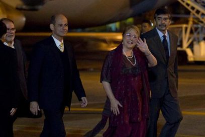 Bachelet realiza visita oficial a Cuba