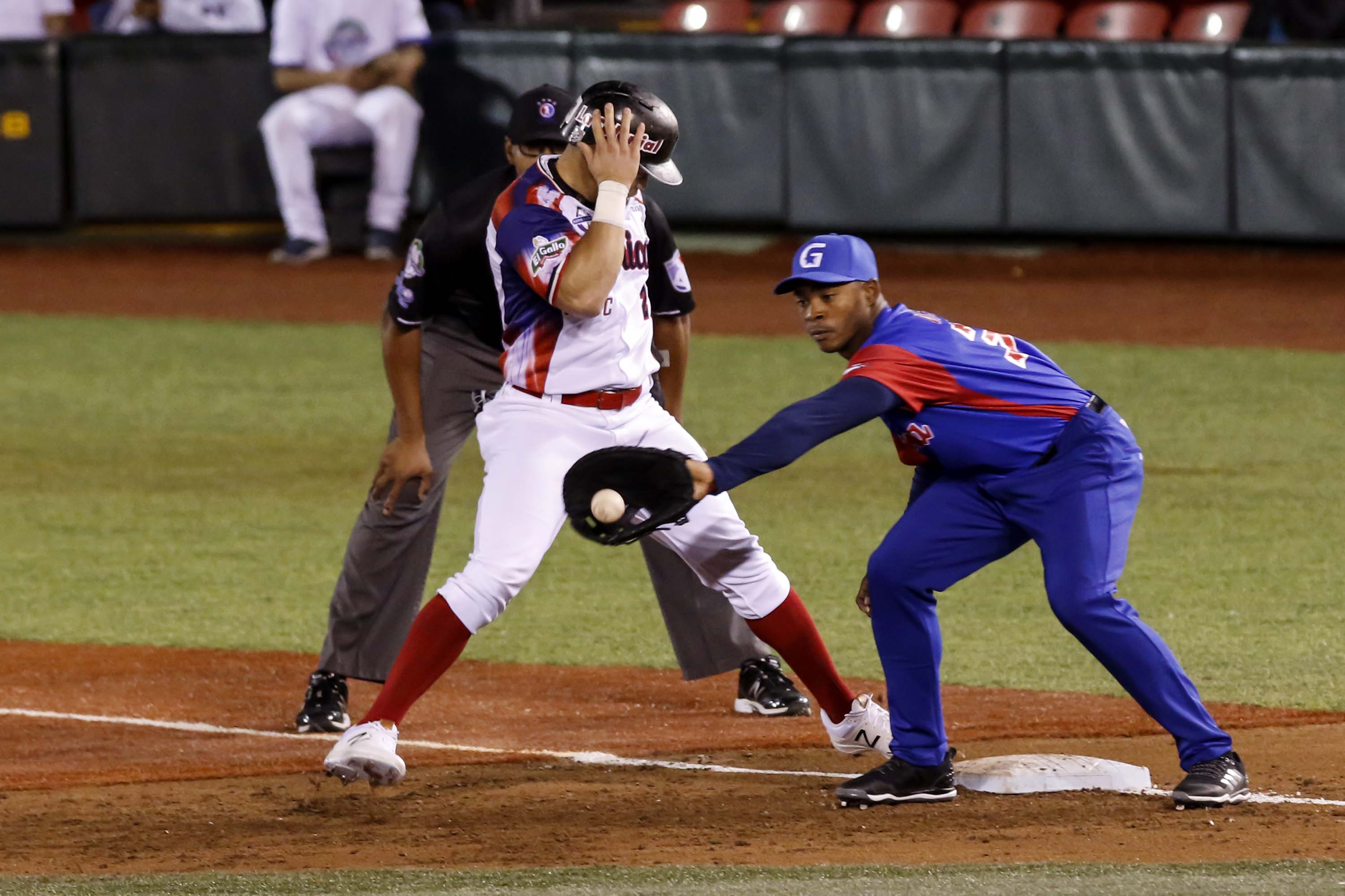 Juego entre Alazanes de Granma, de Cuba, y Águilas Cibaeñas, de República Dominicana, en la 60 Serie del Caribe de béisbol, en el Estadio Panamericano de Jalisco, Guadalajara, México, el 5 febrero de 2018. Roberto Morejon