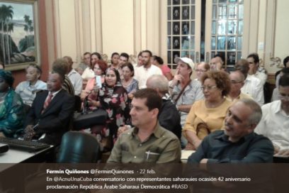 ACNU y sociedad civil cubana defienden causa del pueblo saharaui