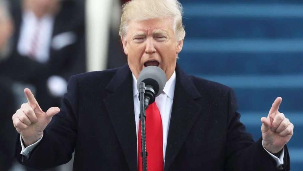 El presidente de Estados Unidos, Donald Trump, durante su intervención en su discurso sobre el Estado de la Unión. Foto: AFP