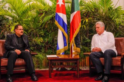 Recibió Díaz-Canel a dirigente palestino