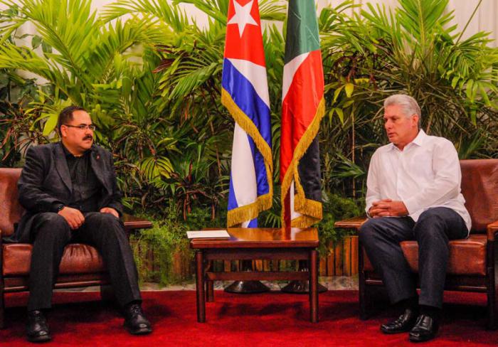 Recibió Díaz-Canel a dirigente palestino