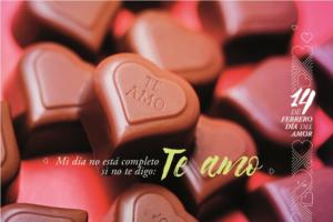 Postal 14 de Febrero Día del Amor. Correos de Cuba 2018.