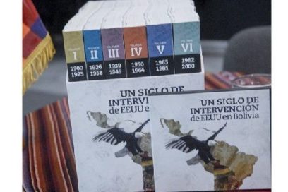 Presentan en Cuba libros sobre injerencia de EE.UU en Bolivia