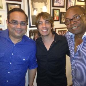 Junto con Gilberto Santa Rosa (a la izquierda) y Adalberto Álvarez.