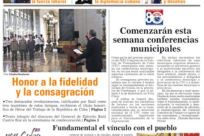 Lunes 26 de febrero de 2018