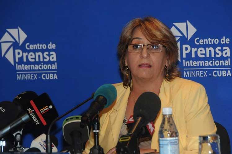 Alina Balseiro Gutiérrez, presidenta de la Comisión Electoral Nacional (CEN).
