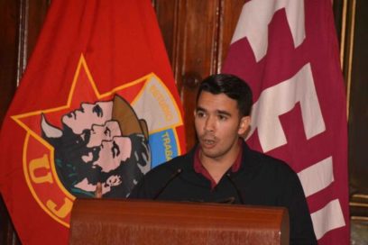 Raúl, Delegado de Honor al IX Congreso de la FEU