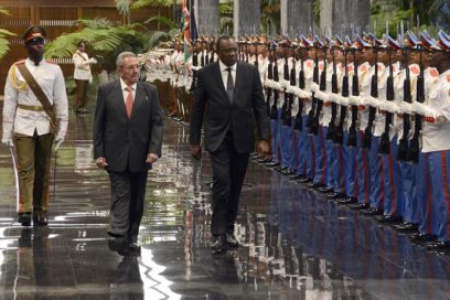 Recibió Raúl al Presidente de Kenya