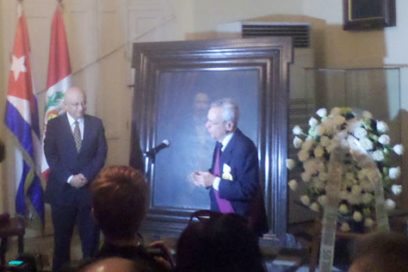 Entregan a historiador cubano Eusebio Leal Orden El Sol del Perú