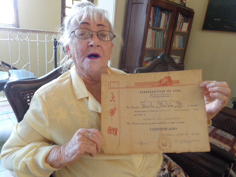 Belén ayudante de maquinista