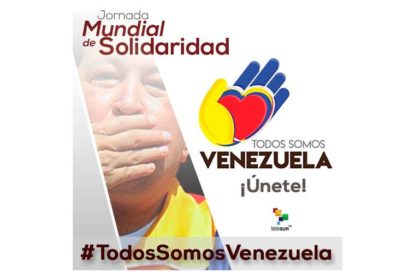Apoyan desde Cuba la jornada Todos Somos Venezuela