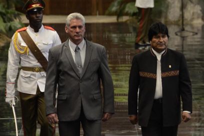 Recibió Díaz-Canel al presidente boliviano Evo Morales (+Fotos)