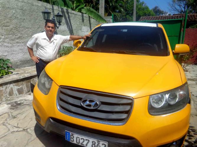 Rolando, héroe taxista