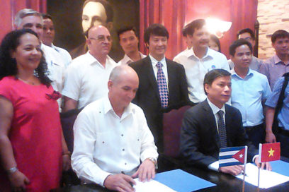 Constituyen empresa mixta Cuba y Vietnam