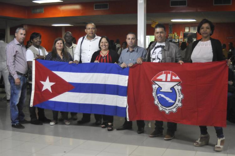 Delegación cubana, Cumbre de las Américas en Perú, de CTC
