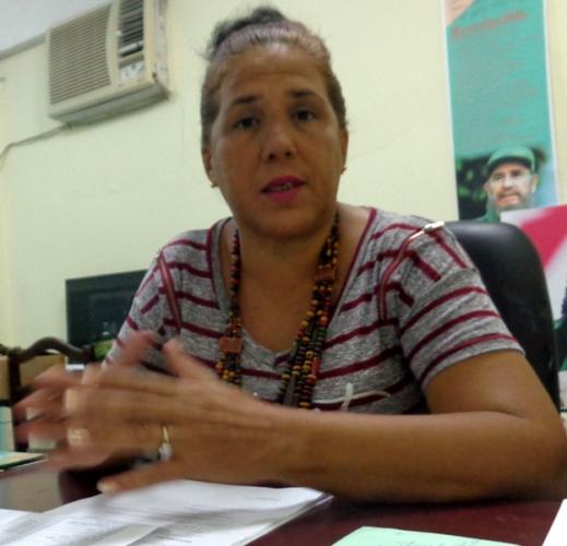 Elena Chagues Leyva, secretaria general de la CTC en Las Tunas. Foto: Ángel Chimeno Pérez
