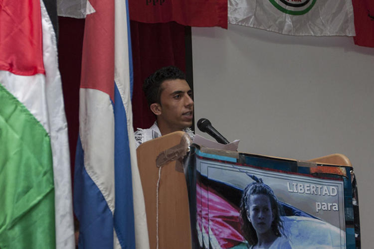 Mohamad Guneim, secretario del Partido del Pueblo Palestino.