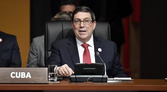 El canciller cubano, Bruno Rodríguez Parrilla
