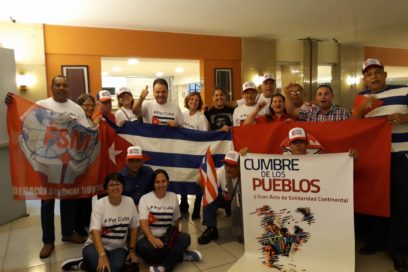 VIII Cumbre de las Américas: Sindicalistas unidos en Perú