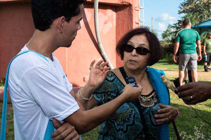 Para Leslie Salgado Cuba es garantía de que un mundo nuevo es posible
