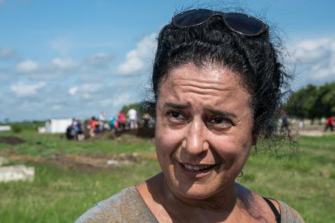 Laura se ha quedado encantada con Cuba y se lleva con ella la alegría del cubano. Foto: Leandro Armando Pérez Pérez