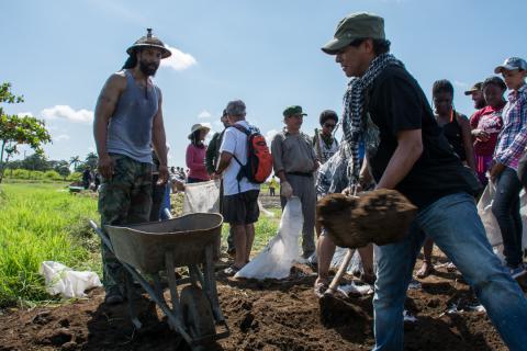 Un trabajo que unió naciones. Foto: Leandro Armando Pérez Pérez