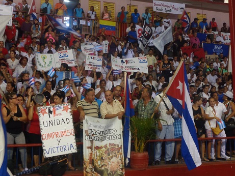 Unidad, compromiso y victoria, más que una consigna constituye un elemento distintivo del quehacer de los trabajadores espirituanos.