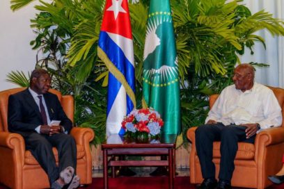 Cuban Vice-President Meets African Union Leader