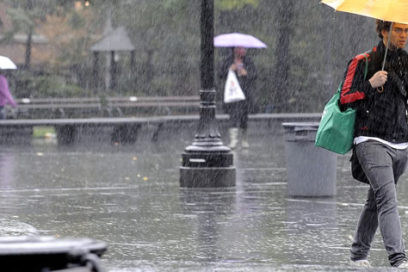 Aviso de alerta temprana por intensas lluvias