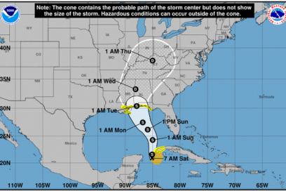 Alberto se mueve hacia el canal de Yucatán (+Fotos)