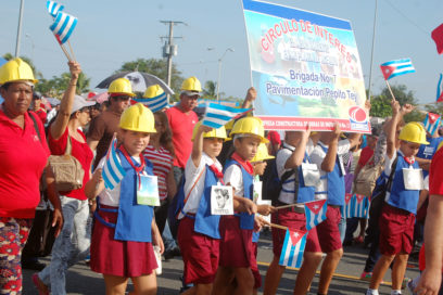 Elogian participación en los desfiles y actos por el Primero de Mayo en Cienfuegos