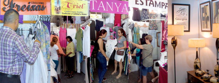 Reconocidas firmas de la artesanía artística exhiben sus obras en el Pabellón Cuba. Foto: Heriberto González