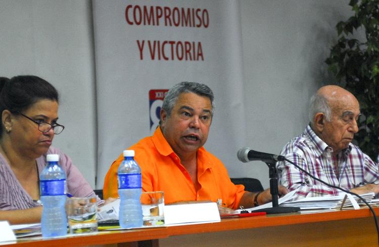 El éxito de este paso hacia el XXI Congreso de la CTC depende de la dirección y conducción de la asamblea, aseguró Ulises Guilarte De Nacimiento, secretario general de la CTC. Foto: Heriberto González Brito