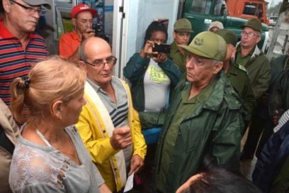 Constató Quintas Solá daños generales por lluvias en Cienfuegos (+Fotos)
