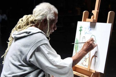 Cubano Mendive dialoga con público de EE.UU. mediante performance (+Fotos)(+Video)