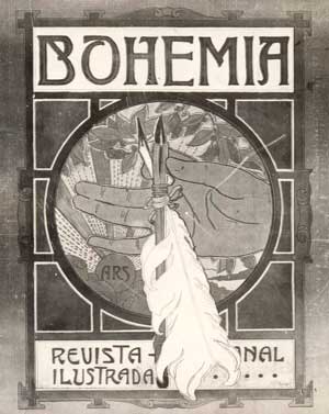 Primera portada de la Revista Bohemia.