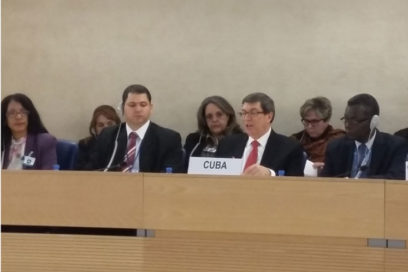 Discurso oficial del canciller cubano en CDH (16 de mayo de 2018)