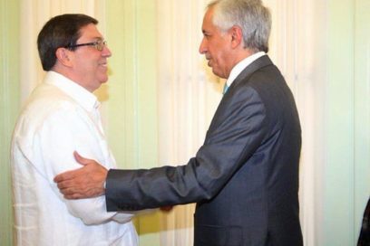 Recibe Bruno Rodríguez al ministro de Relaciones Exteriores de Qatar