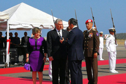 Miguel Díaz-Canel inicia visita oficial a Venezuela