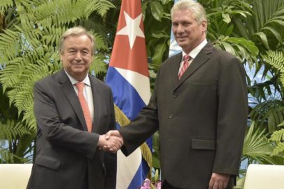 Díaz-Canel receives UN Secretary General
