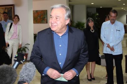 Secretario General de Naciones Unidas arribó a La Habana