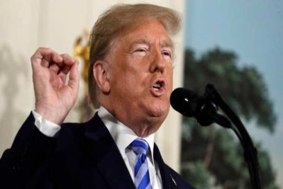 Presidente Trump anuncia salida de EE.UU. del pacto nuclear con Irán